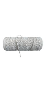 Cotton rope with stainless steel wire, antistatic for sampling 