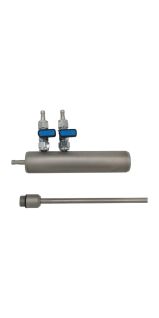 Gas Sampling Probe stainless steel with circulation chamber