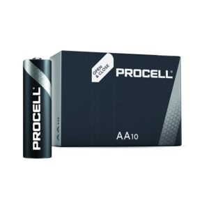 10x AA Battery Duracell Procell 